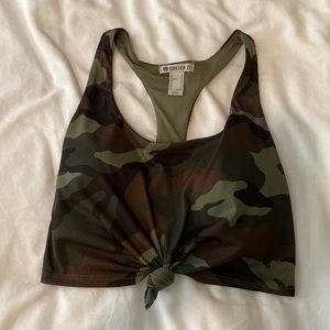 Camo workout tank